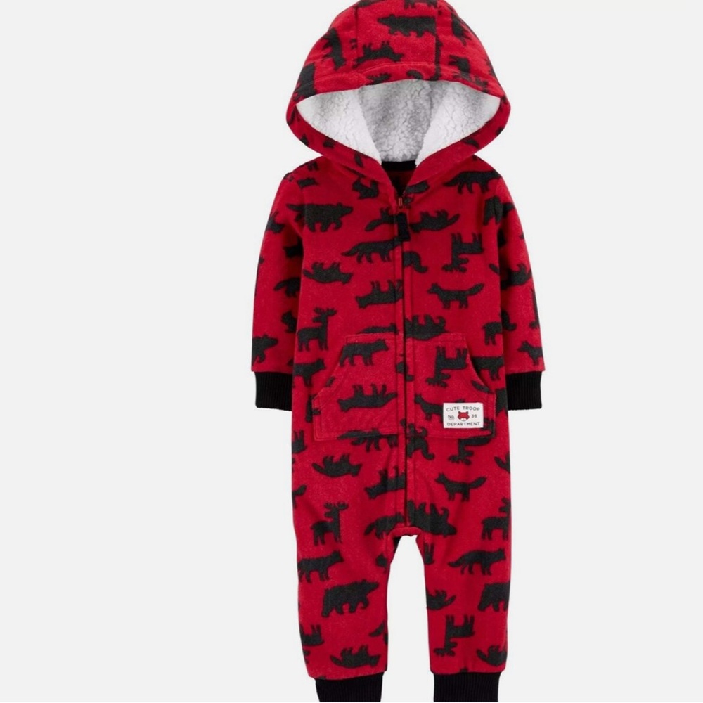 Carters Baby Fleece Romper